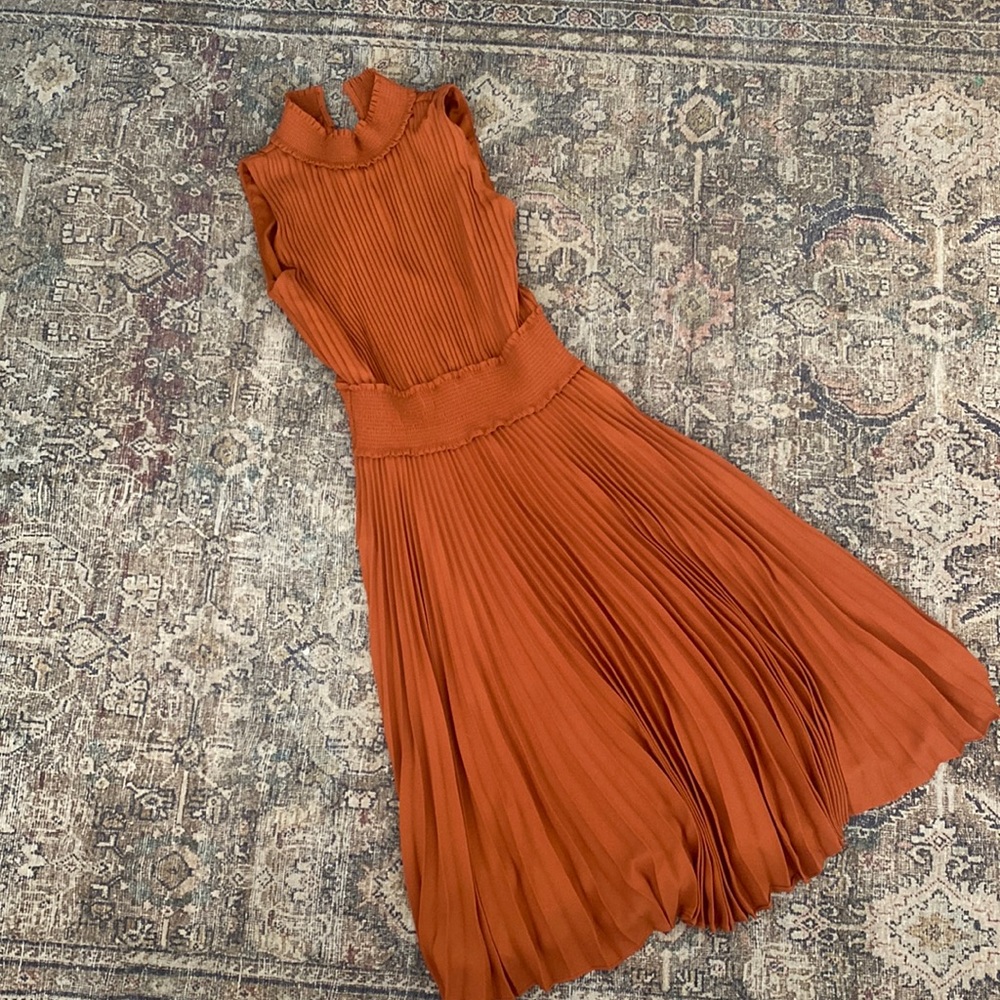 Nanette Lepore Burnt Orange dress size 4